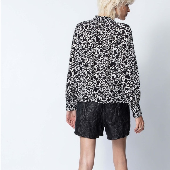 Zadig & Voltaire Silk Heart Blouse - Picture 4 of 5